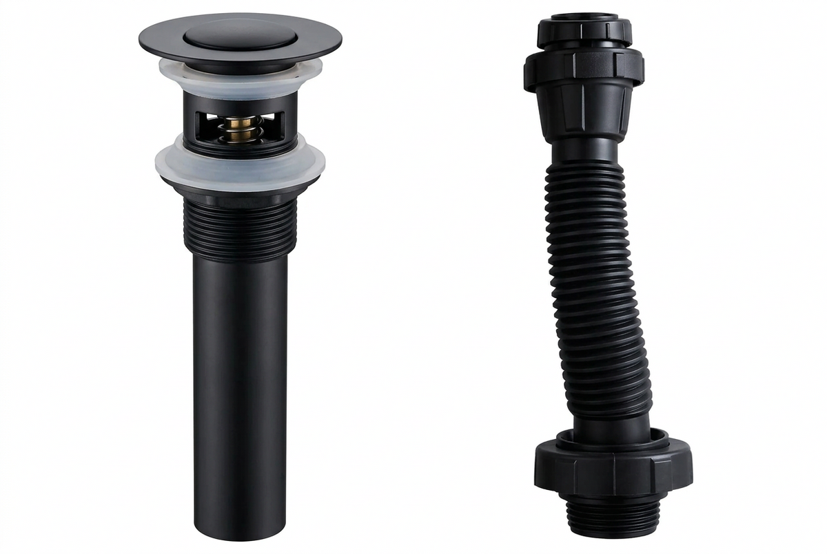 INCHAUD Matt Black Basin Waste – T-2317